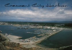 Crescent City Harbor California Postcard Postcard Postcard