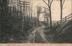 Scene of the last Battle of Brandywine Sandy Hollow, PA Postcard Postcard Postcard