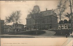 Town Hall Hudson, MA Postcard Postcard Postcard