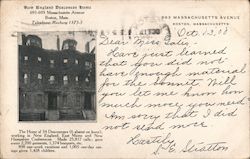 New England Deaconess Home Boston, MA Postcard Postcard Postcard