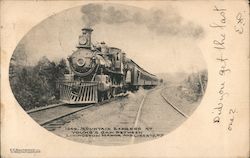 Mountain Express at Young's Gap between Livinston Manor and Liberty, NY Postcard