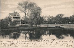 Gold Fish Pond, Lafayette Park Postcard