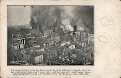 San Francisco Fire April 18-20, 1906 Postcard