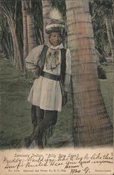 Seminole Indian, "Billy Bow Legs" Postcard