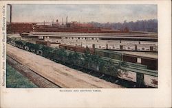 Railroad and Shipping Yard St. Louis, MO Postcard Postcard Postcard