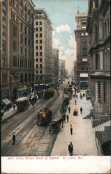 Olive Street, West of Eighth Postcard