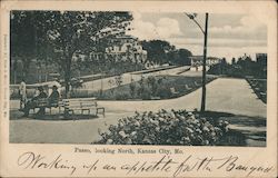 Paseo looking North Kansas City, MO Postcard Postcard Postcard