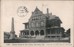 Custom House & Post Office Key West, FL Postcard Postcard Postcard