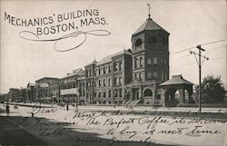 Mechanics' Building Postcard