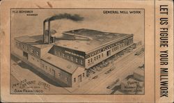 General Millwork "Let us figure your millwork" San Francisco, CA Postcard Postcard Postcard