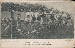 War college students US Army and National Guard Newark, NJ Postcard Postcard Postcard