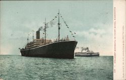 Steamship Minnesota, Puget Sound Washington Postcard Postcard Postcard