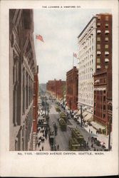 Second Avenue Canyon Seattle, WA Postcard Postcard Postcard