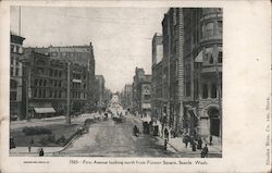 First Ave. looking north from Pioneer Square Seattle, WA Postcard Postcard Postcard