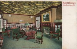 Library of the Hotel St. Francis San Francisco, CA Postcard Postcard Postcard