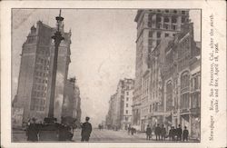 Newspaper Row after the earthquake disaster of April 18, 1906 Postcard