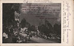 Jefferson Square at the Time of the Fire, April 18, 1906 Postcard