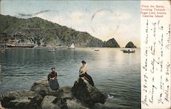 From the Rocks, Looking Towards Sugar Loaf, Catalina Island Avalon, CA Postcard Postcard Postcard