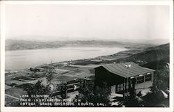 Lake Elsinore From Inspiration Point On Ortega Grade Riverside County, Cal. Postcard