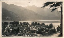 Kaslo on Kootenay Lake Postcard