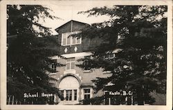 School House Kaslo, BC Canada British Columbia Postcard Postcard Postcard