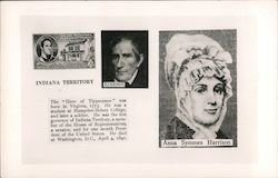 President William Henry Harrison and Anna Symmes Harrison Postcard