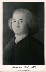 John Adams (1735-1826) Presidents Benjamin Blyth Postcard Postcard Postcard