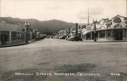 Honolulu Avenue Montrose, CA Postcard Postcard Postcard