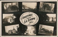 Greetings from La Harpe Illinois Postcard Postcard Postcard