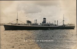 S.S. City of Edinburgh Postcard