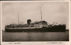 D.M.S. "Baloeran" Postcard