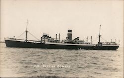 S.S. City of Bombay Postcard