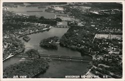 Air View of Wisconsin Rapids Postcard Postcard Postcard