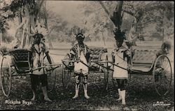 African Ricksha Boys Pretoria, South Africa Postcard Postcard Postcard