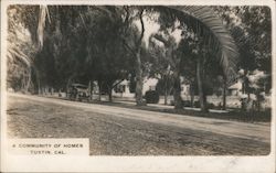 A Community of Homes Tustin, CA Postcard Postcard Postcard