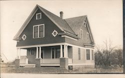 House With Porch And Gables Buildings Postcard Postcard Postcard