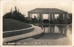 Swimming Pool at "Pickfair" Postcard