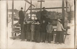 Group of Women, Winter Postcard