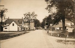 Main Street Scene Postcard