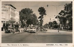 Calzada Francisco I. Madero Postcard