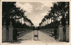 Clubhouse Entrance, Hialeah Park Miami, FL Postcard Postcard Postcard