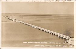 First Reconstructed Bridge, Leaving Lower Matacumbe Postcard