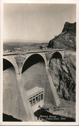 Power House, Coolidge Dam, 1930 Postcard