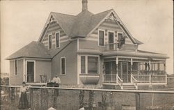 Victorian/Arts & Crafts Style House Buildings Postcard Postcard Postcard