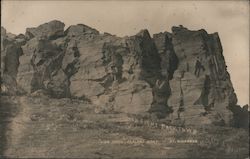 Rock Formation Near Ekalaka Montana Postcard Postcard Postcard