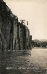 Cape Horn and Cigar Rock, Columbia River Postcard