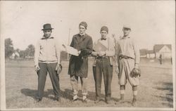 Group of Baseball Players Postcard