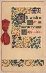 To Wish You Every Happiness Greetings Postcard Postcard Postcard