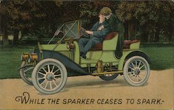 While the Sparker Ceases to Spark Couples Postcard Postcard Postcard