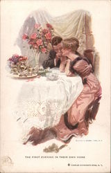 The First Evening In Their Own Home Postcard